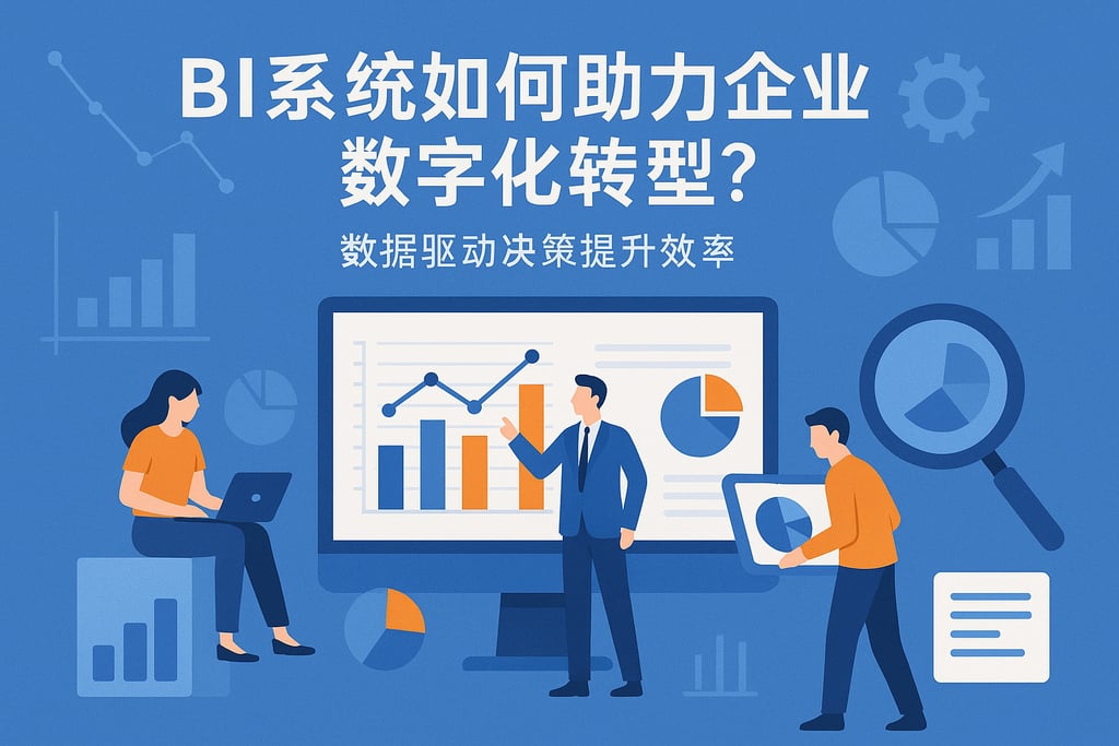 BI系统如何助力企业数字化转型？数据驱动决策提升效率"